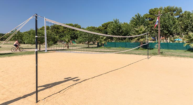 Terrain de beach-volley du camping Le Sainte Marie