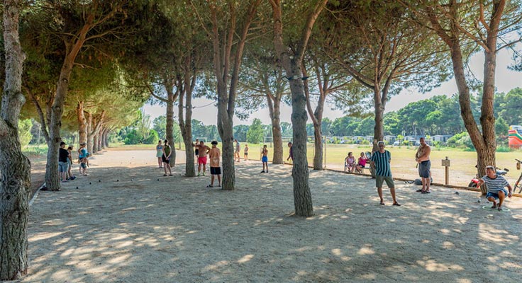 Tournoi de p&eacute;tanque au camping Le Sainte Marie